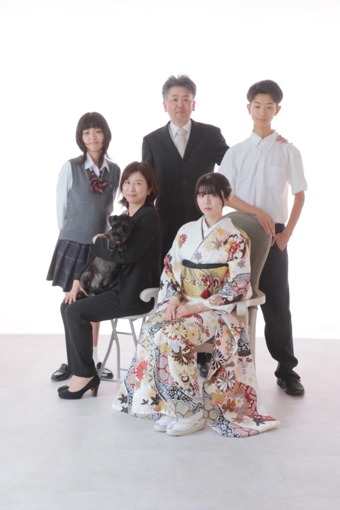 成人式　写真　親