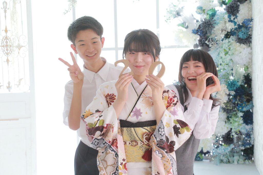 成人式　写真　兄弟姉妹

