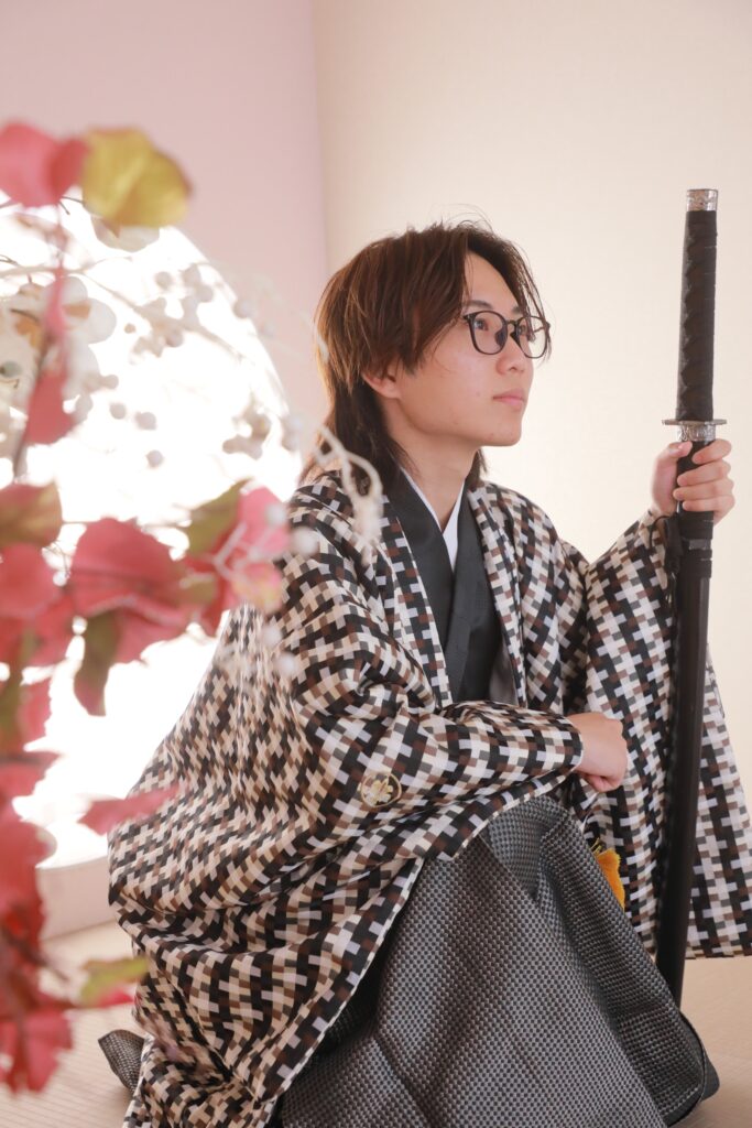 成人式 男子 前撮り 袴