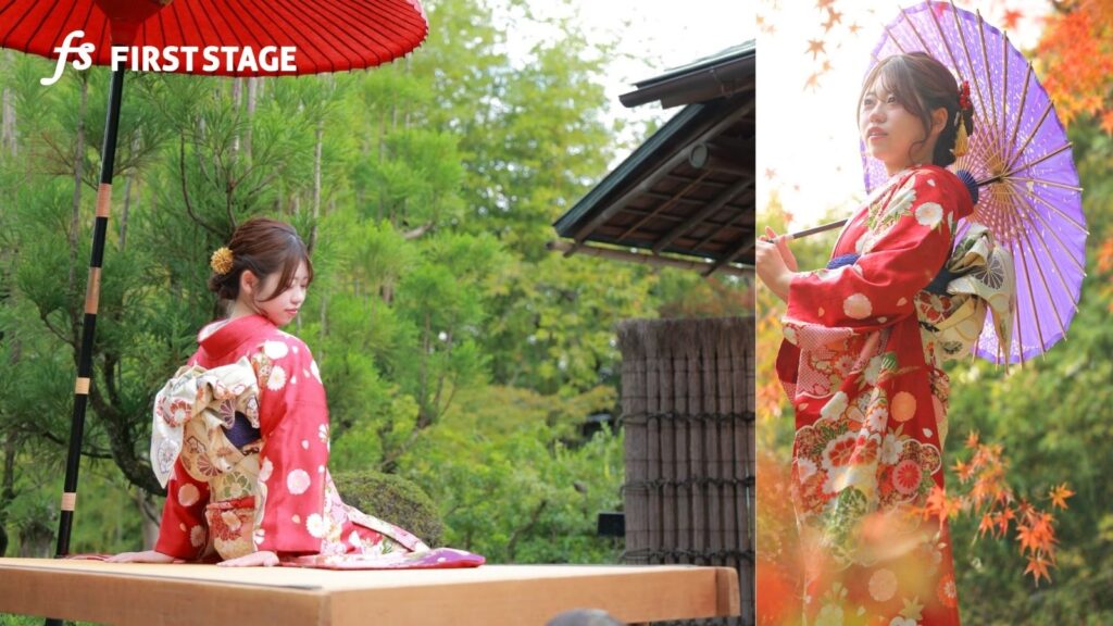松花堂 振袖ロケーション撮影