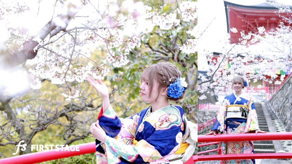 中山寺観音 振袖ロケーション撮影