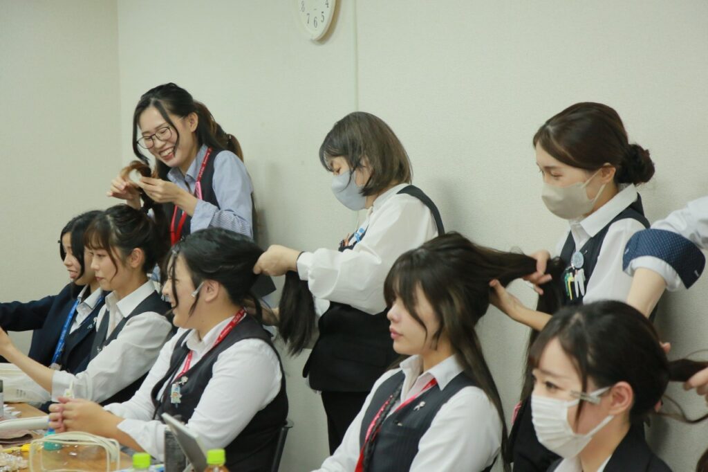 ヘア研修　社内研修　勉強会