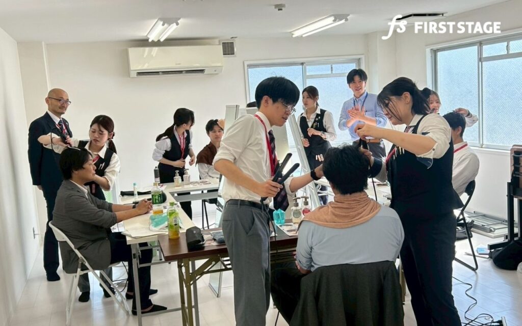 ヘア研修　研修　勉強会　スキルアップ　株式会社ファーストステージ
