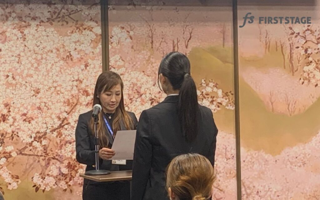 内定式　内定証書